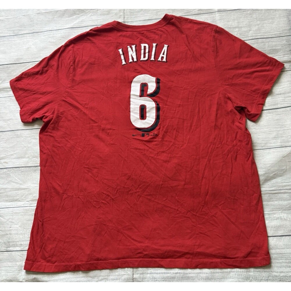 Nike Cincinnati Reds Jonathan India Graphic T Shirt #6 The Nike Tee Size 2XL